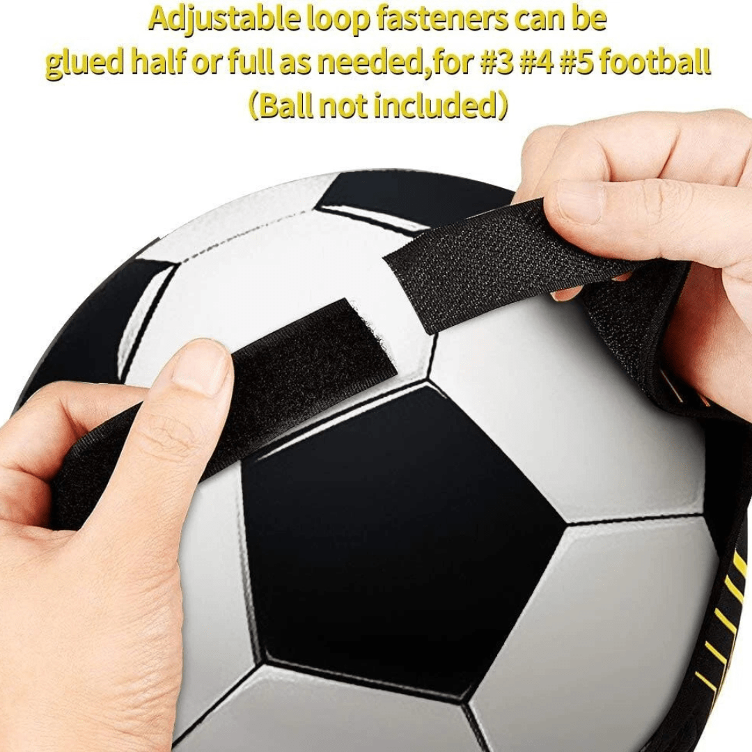 Solo Football Trainer with Adjustable Elastic Kick Strap