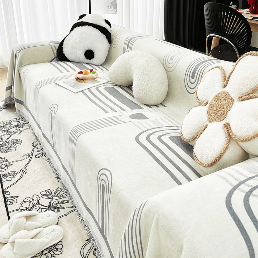 Elegance Chenille Sofa Cover : [EM-SC-08]