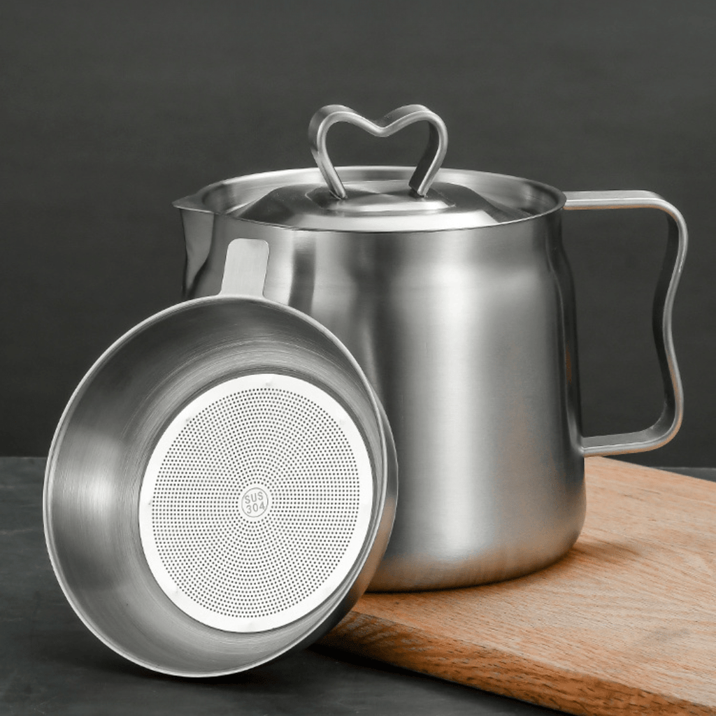 Multi-Purpose Stainless Steel Cooking Oil Strainer Pot