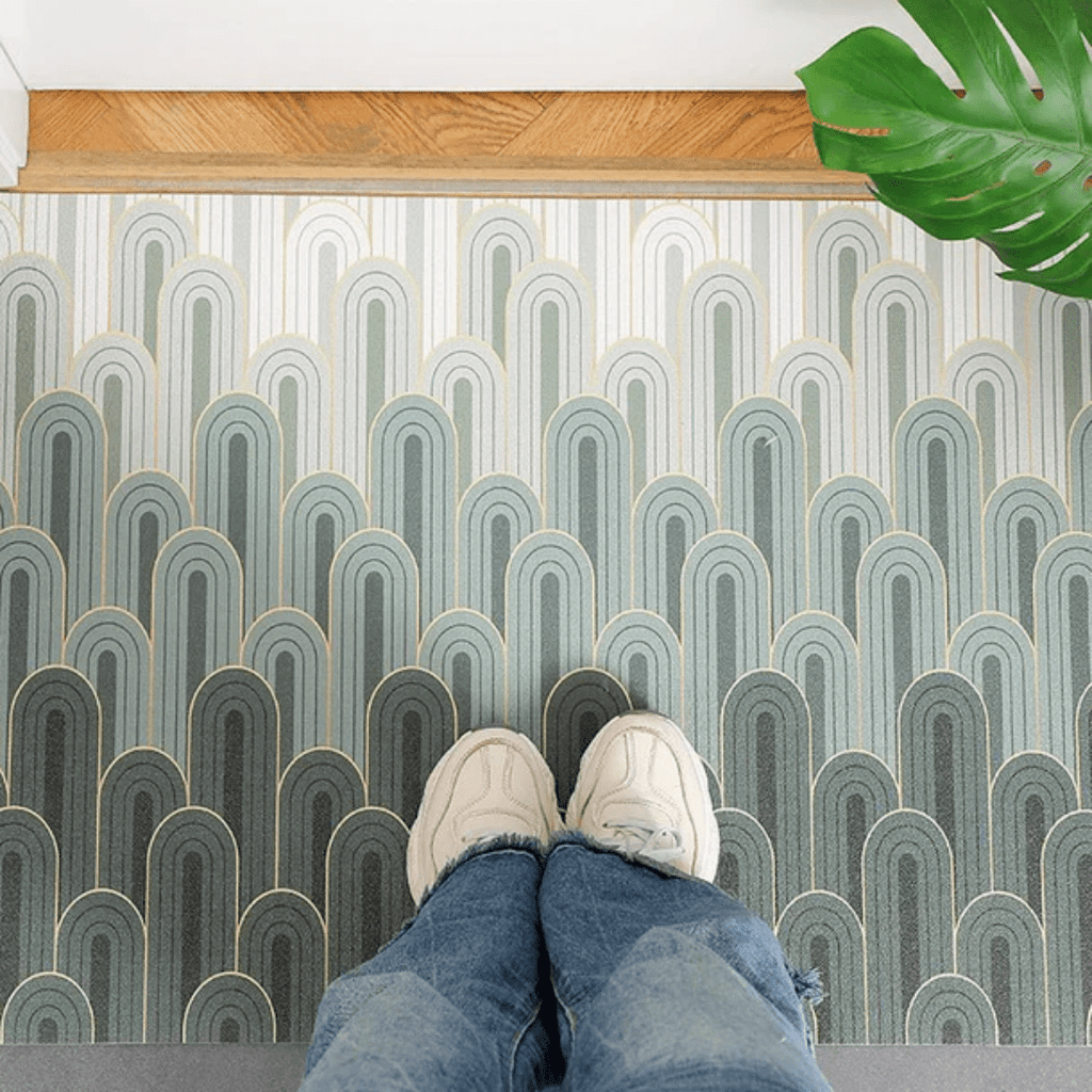 Non-Slip Cuttable Luxury Floor Mats (Green)