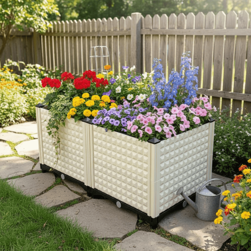 Rooftop Modular Outdoor Garden Bed