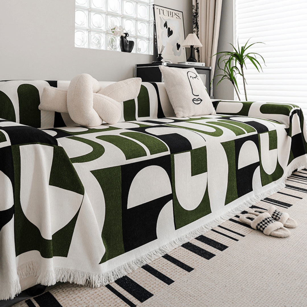 Elegance Chenille Sofa Cover : [EM-SC-07] (Style-1)