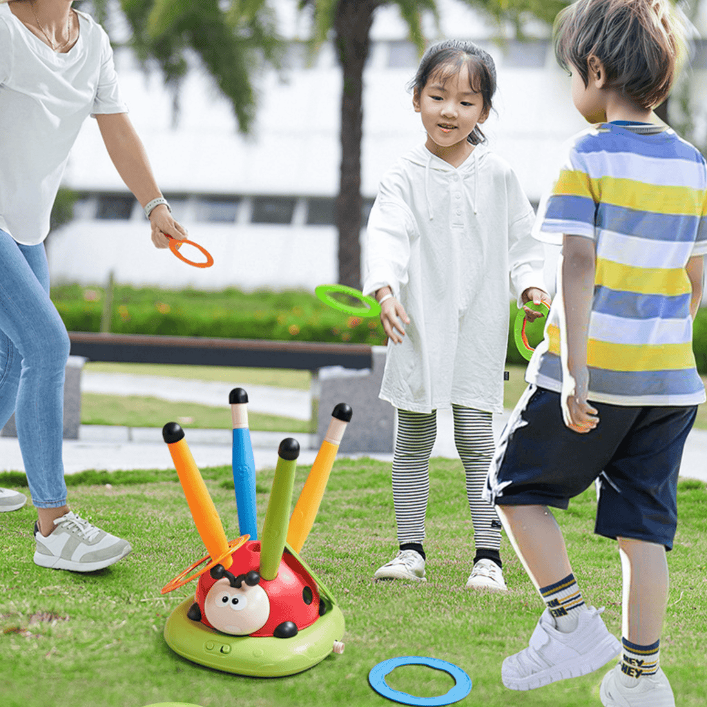 Multifunctional 3-in-1 Ladybug Sports Set for Kids Exercise Fun