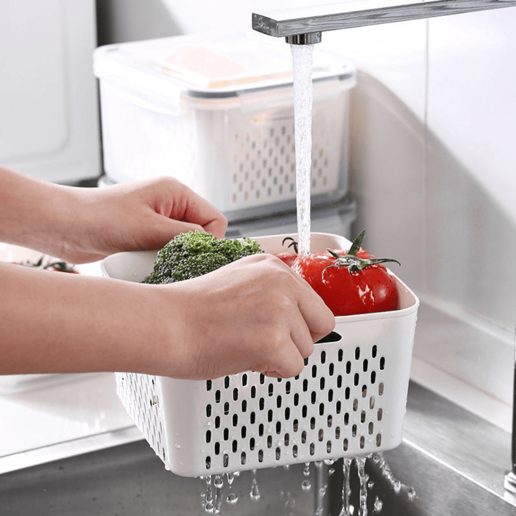 Multifunctional Plastic Sealed Rectangular 800ml Storage Box(Pack of 2)