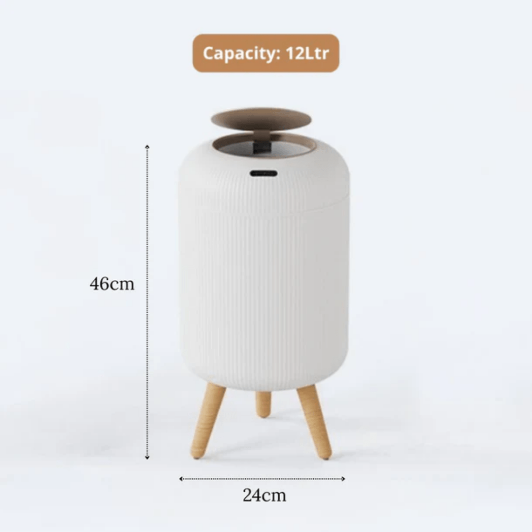 Premium Trash Can with Foot for Bedroom & Hall