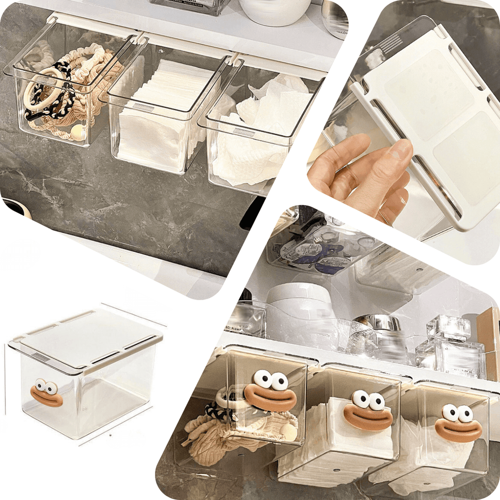 Mirror Cabinet Drawer Storage Box