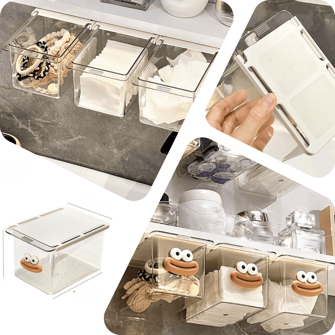 Mirror Cabinet Drawer Storage Box