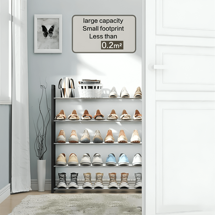 Multi-Layer Space-Saving Shoe Rack