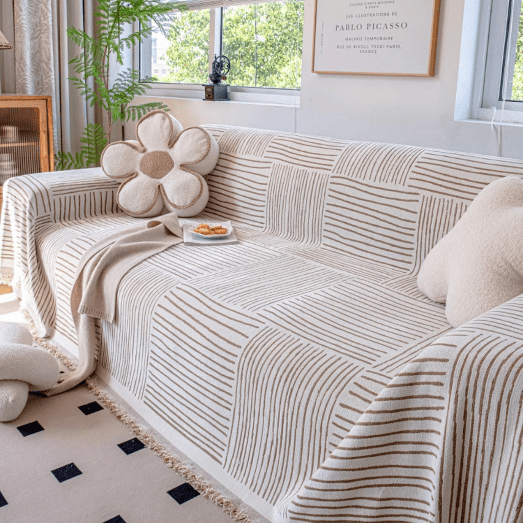 Elegance Chenille Sofa Cover : [EM-SC-09]