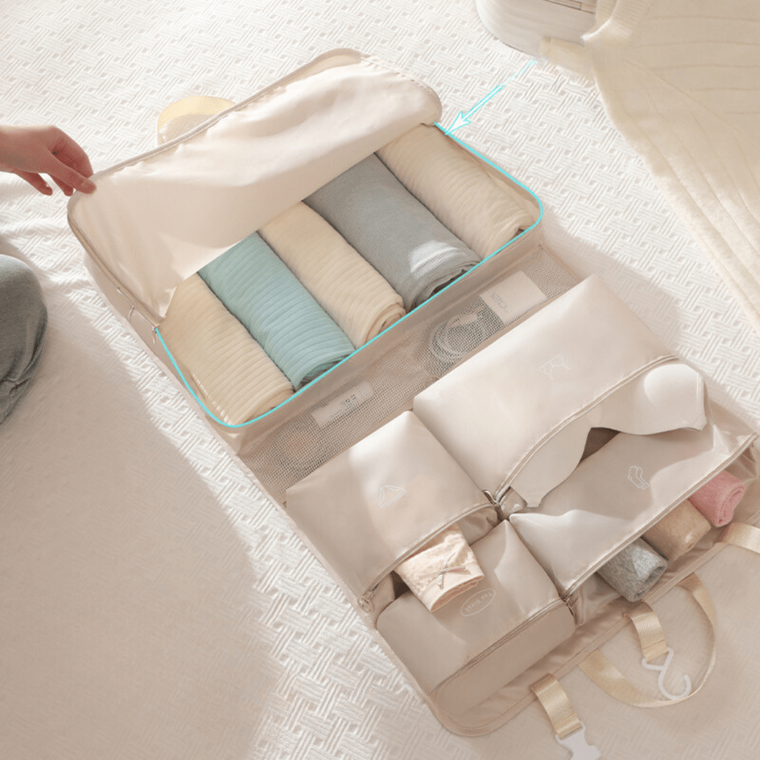 Multipurpose Waterproof Cloth Storage Organiser For Wardrobe and Travel