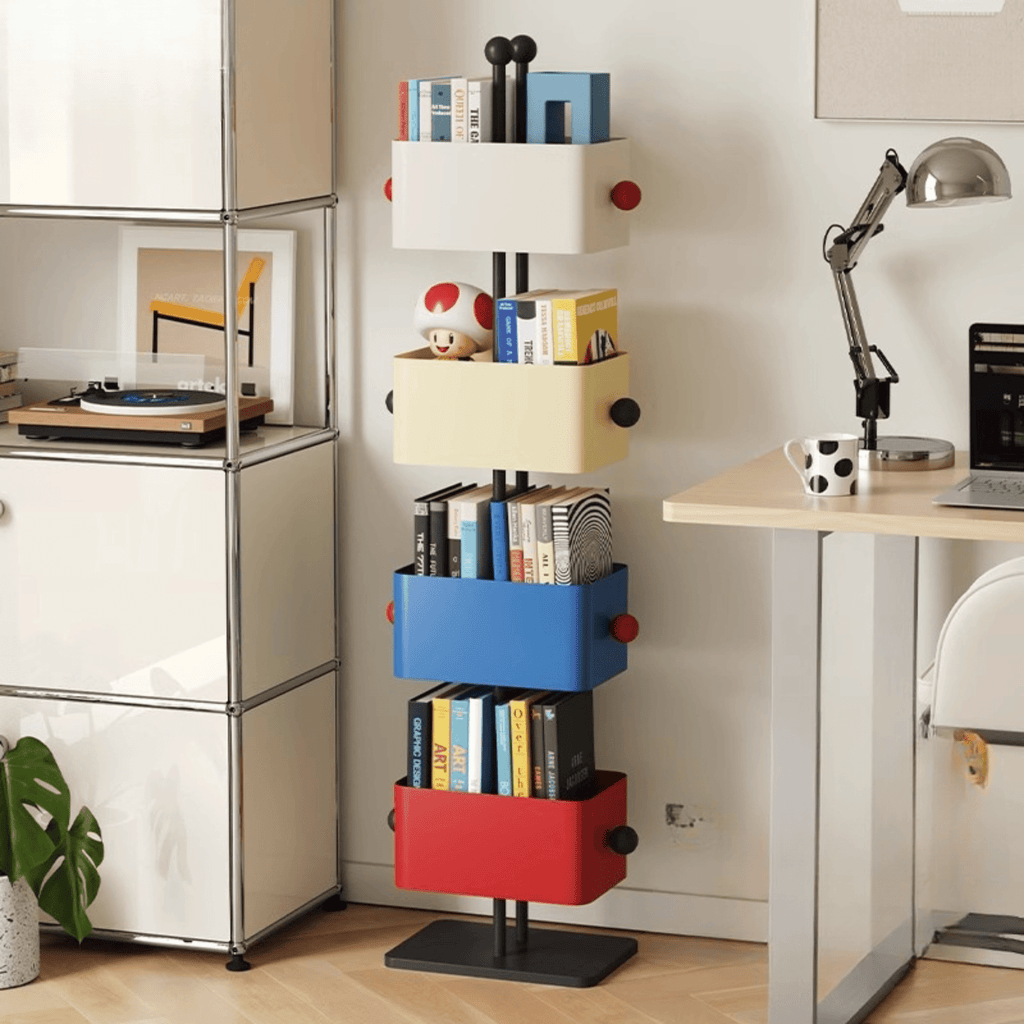 Multi-Layer Metal Floor Standing Storage Cabinet