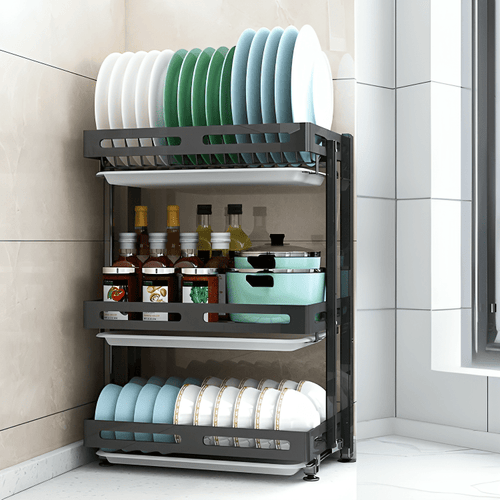 Deluxe 3-Tier Dish Drying Rack