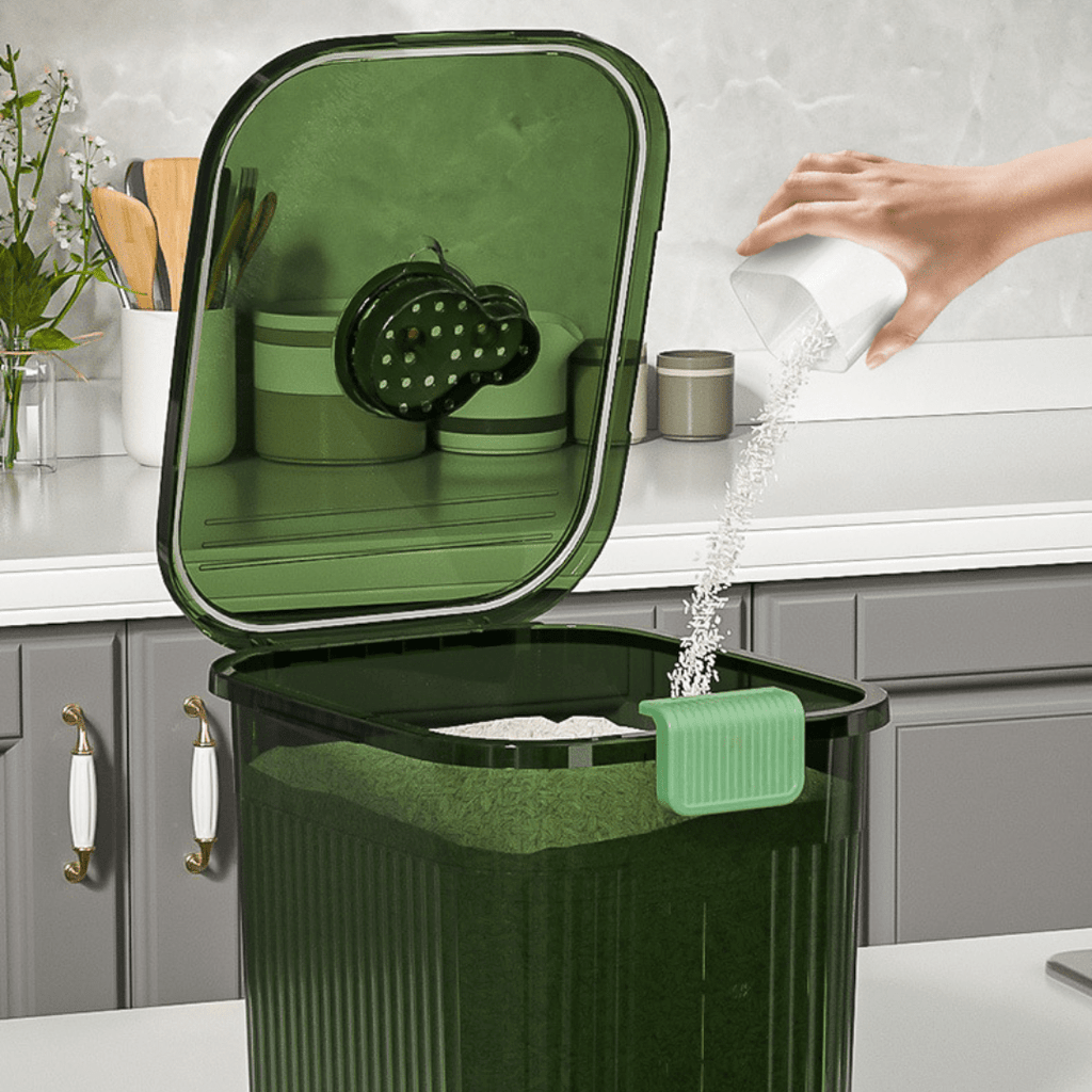 Multi-Purpose Plastic Airtight Food Storage Container With Lid(5Kg)