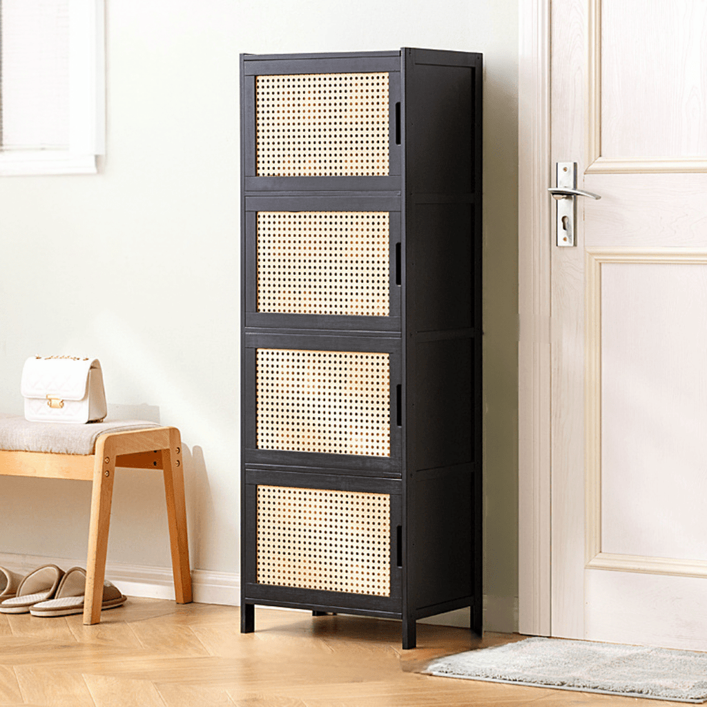 Multi-Purpose Bamboo Wood Storage Cabinet (43cm)