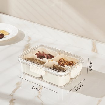 Multi Compartments Food Storage Box (4 COMPARTMENT)