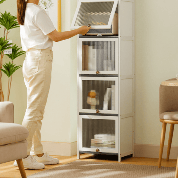 Multi-Storage Wardrobe Cabinet (4-Layer)