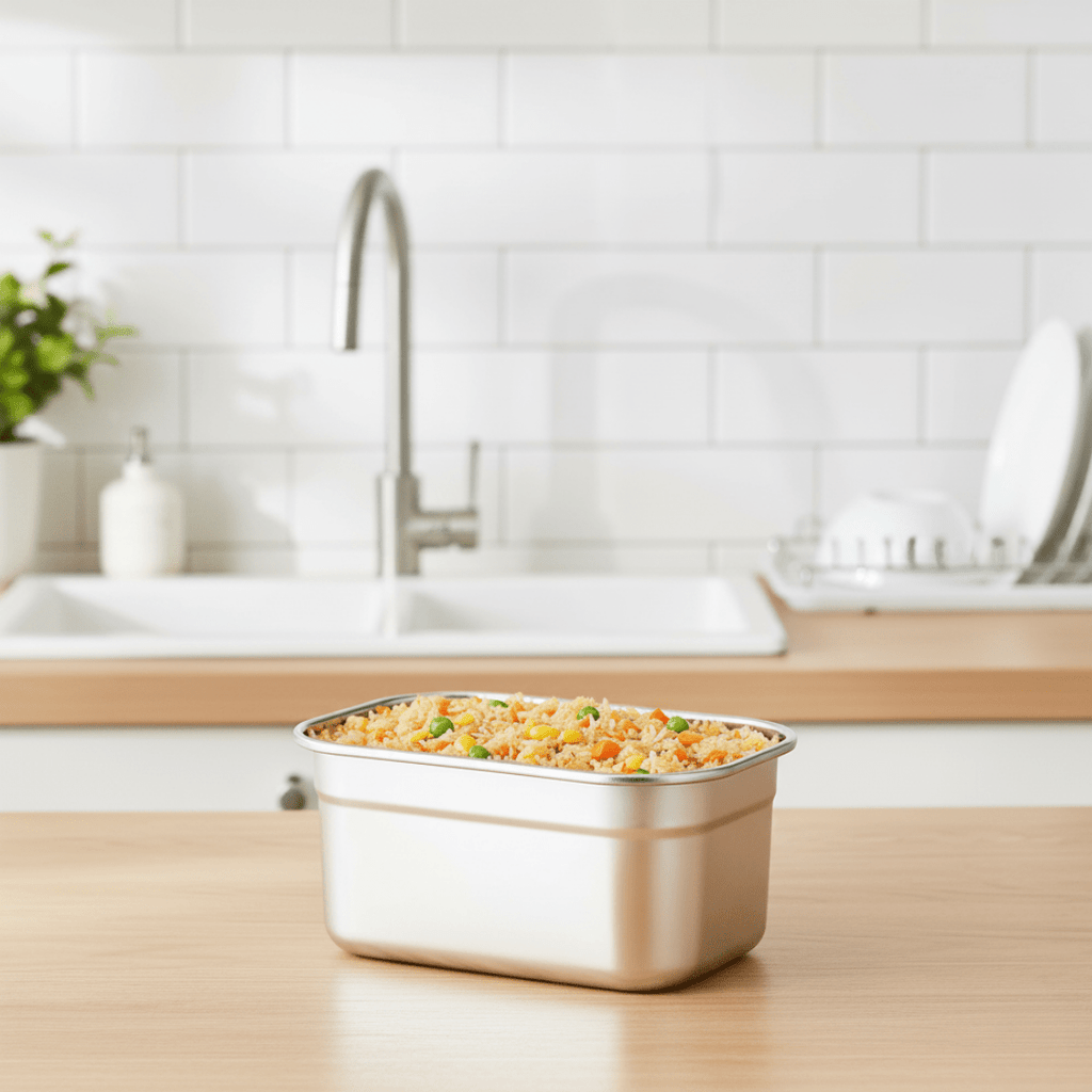 Multifunctional Vacuum-Sealed Stainless Steel Food Storage Container(1200ml)