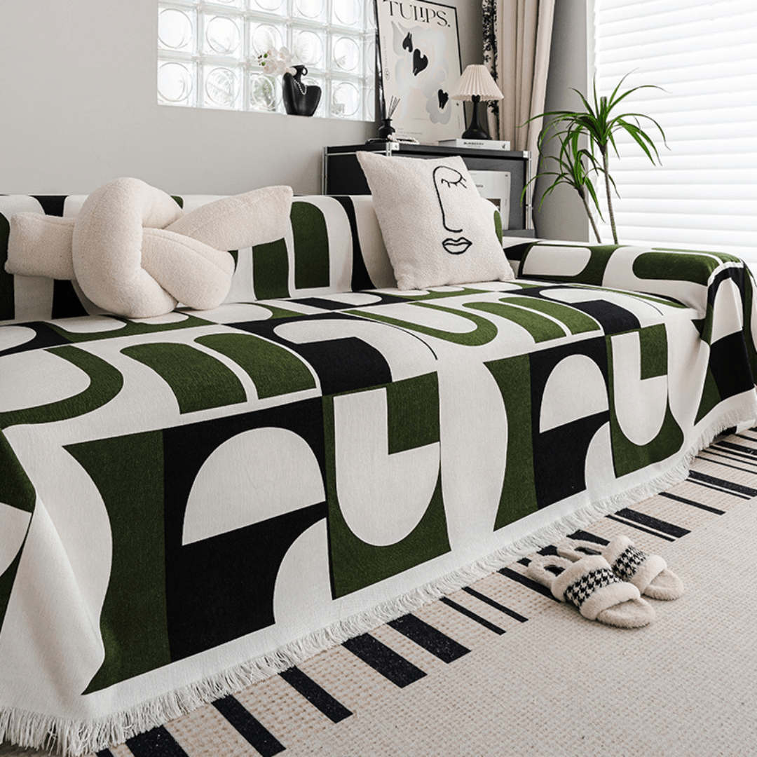 Elegance Chenille Sofa Cover : [EM-SC-07] (Style-1)
