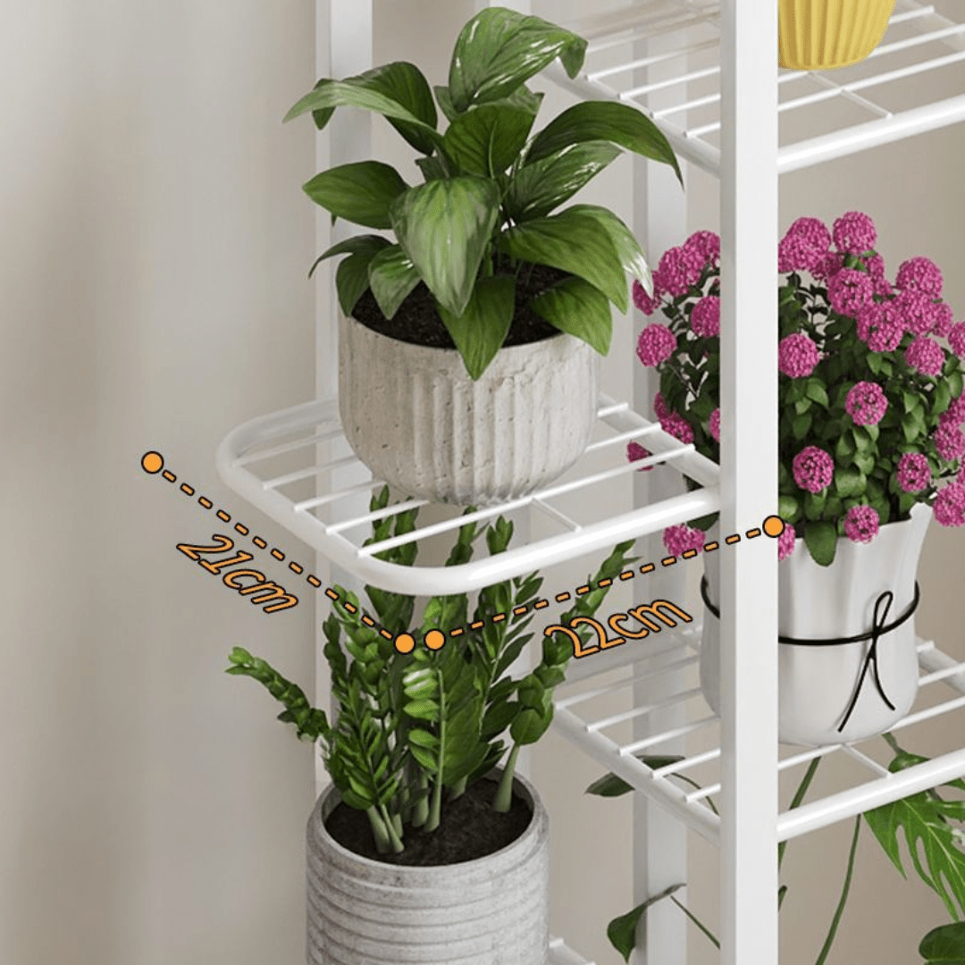 Multi-Layer Floor Standing Metal Flower Plant Stand