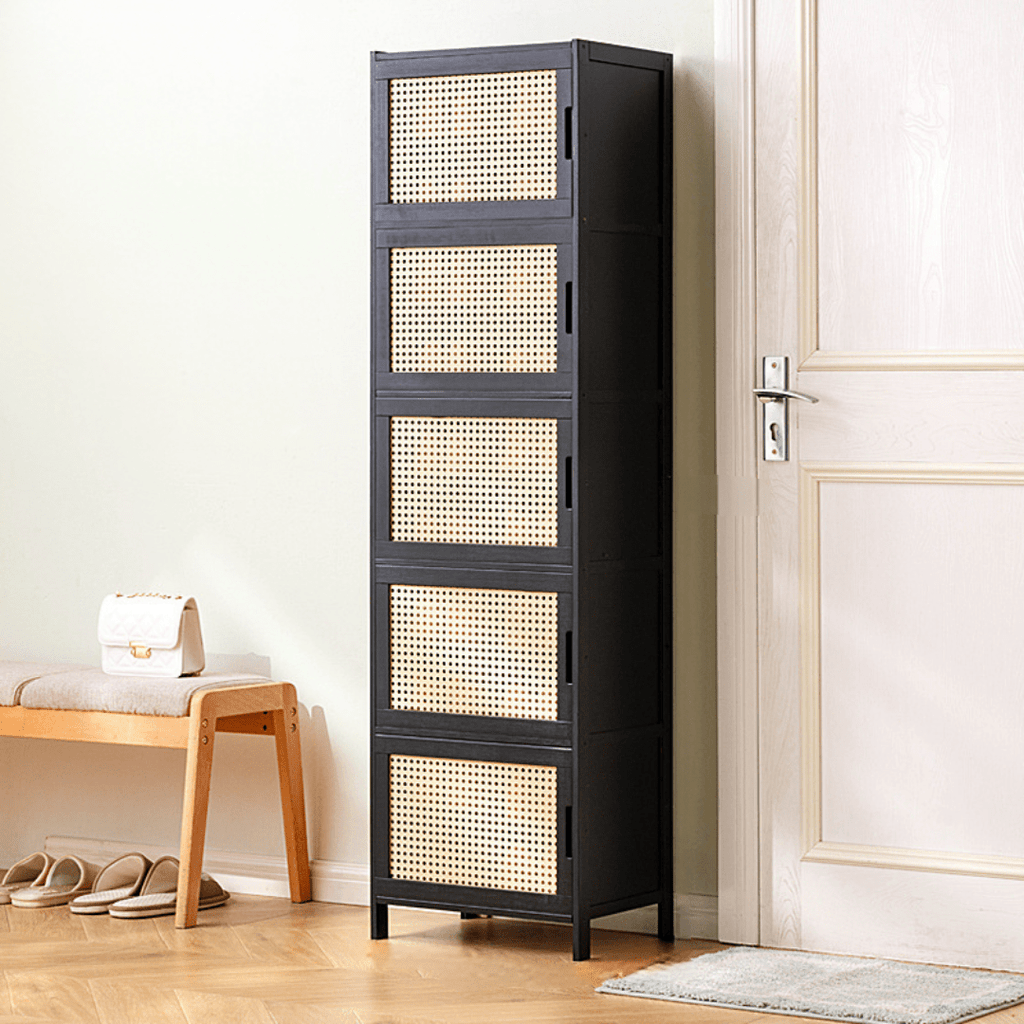 Multi-Purpose Bamboo Wood Storage Cabinet (43cm)