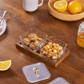 Luxury Glass Snack Box Set (2-Grid)
