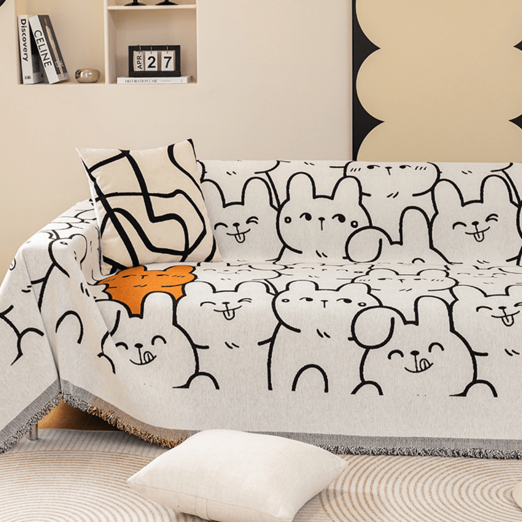 Elegance Chenille Sofa Cover : [EM-SC-18]