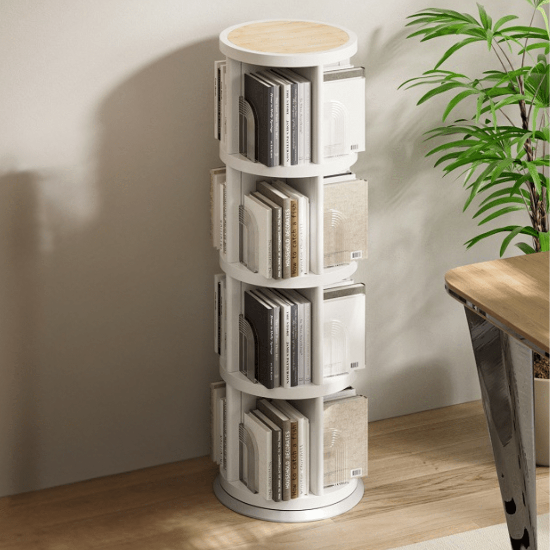 Multi-Tier Plastic Book Storage Cabinet(43cm)