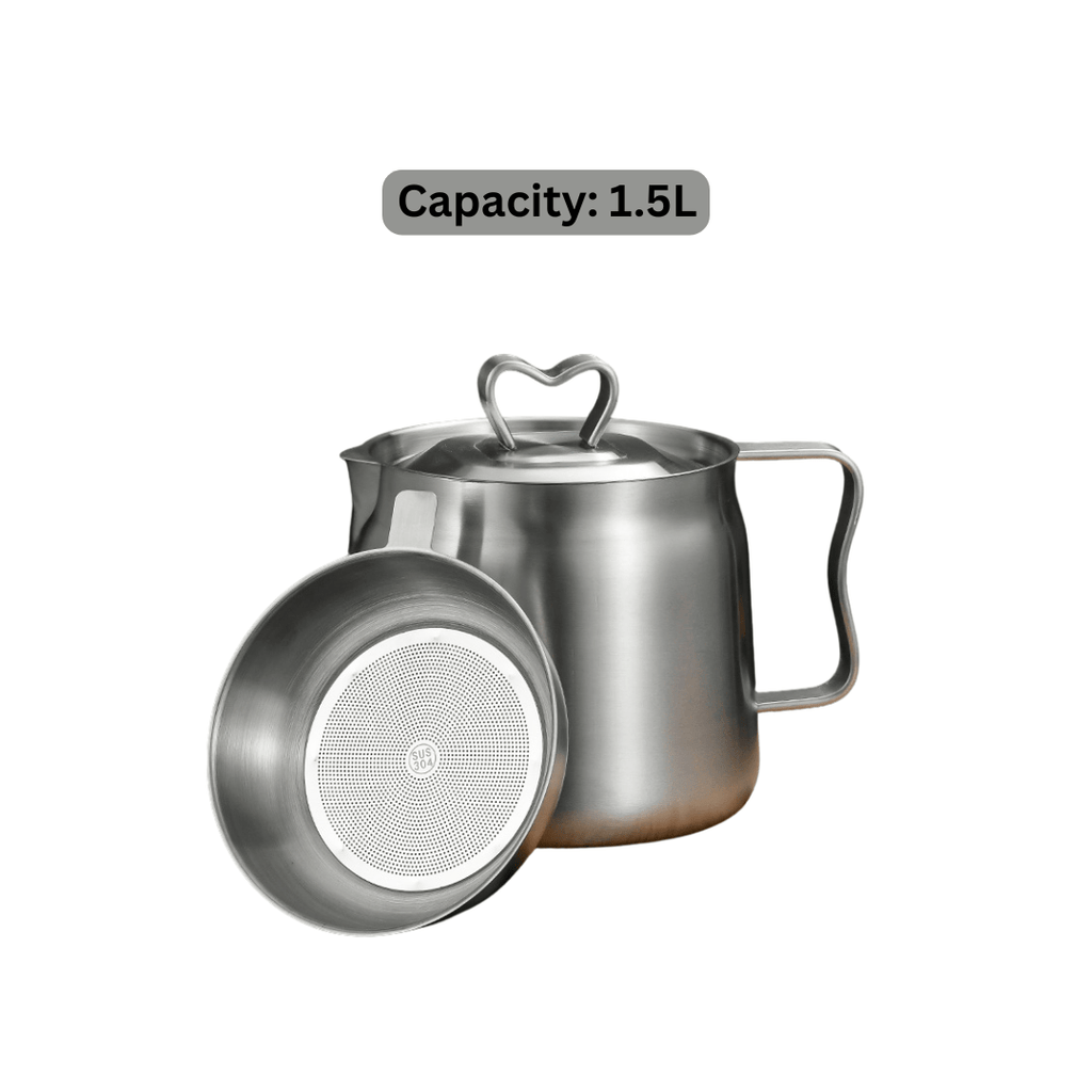 Multi-Purpose Stainless Steel Cooking Oil Strainer Pot