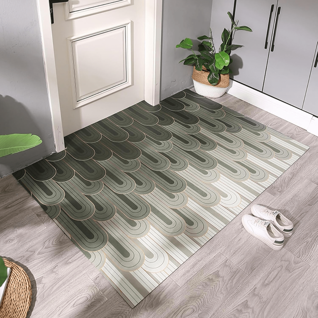 Non-Slip Cuttable Luxury Floor Mats (Green)