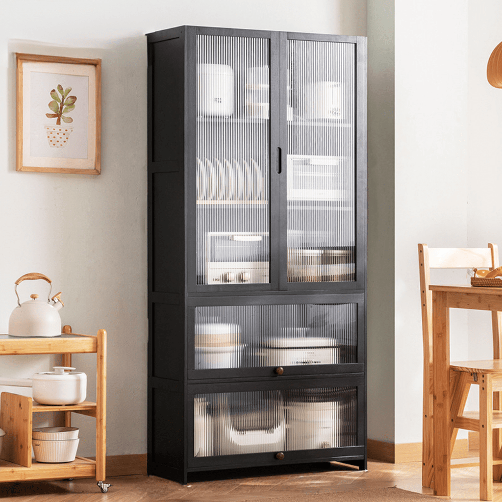 Multipurpose Bamboo Wood Kitchen Storage Rack(80cm)