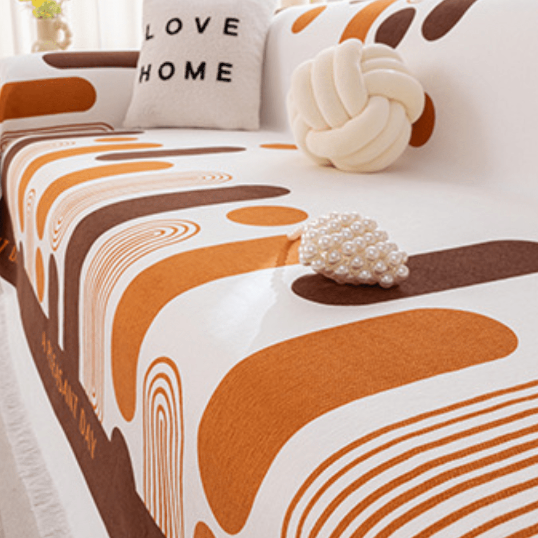Elegance Chenille Sofa Cover :[EM-SC-05]