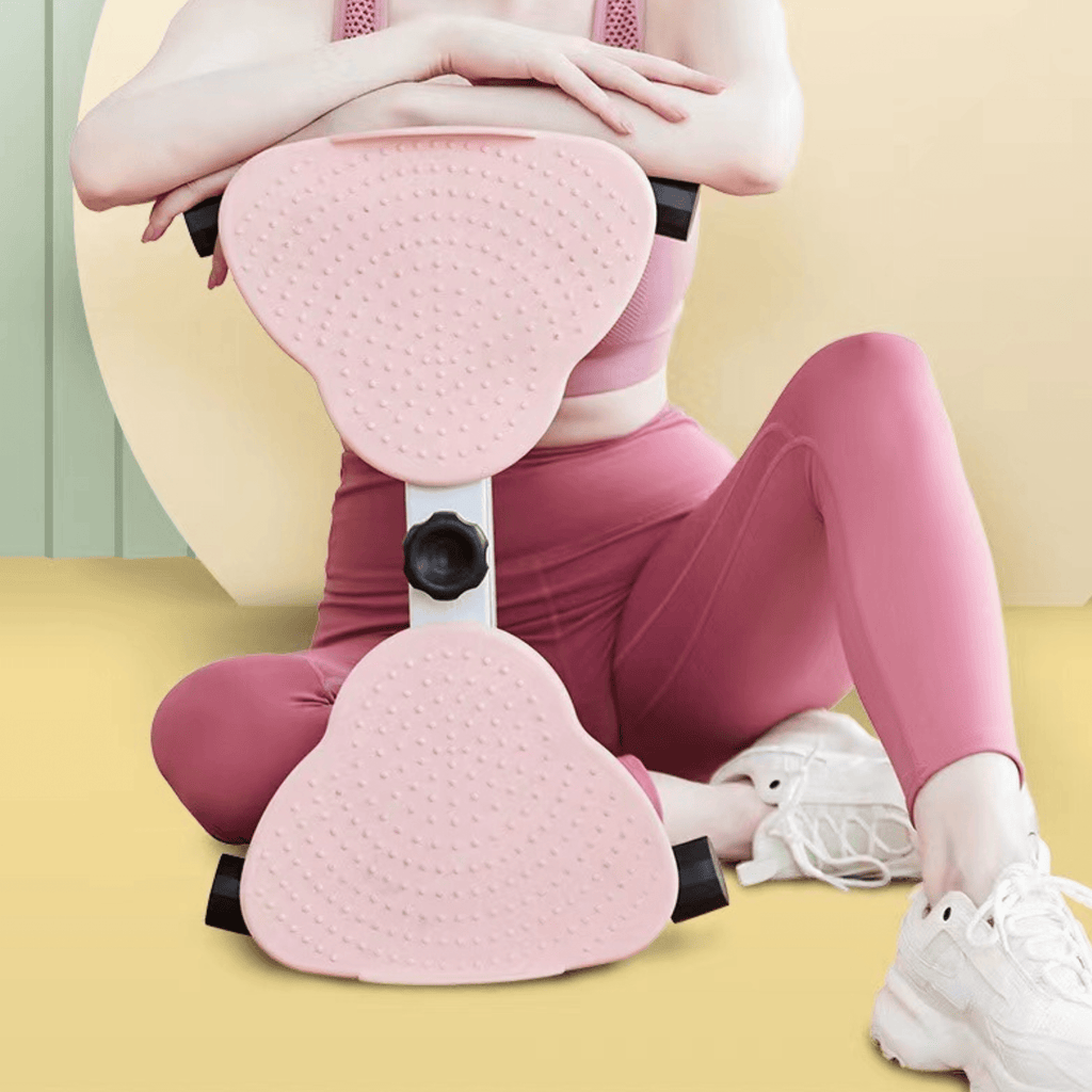 Multi-Functional Portable Twister Stepper with Resistance Bands for Home Workout