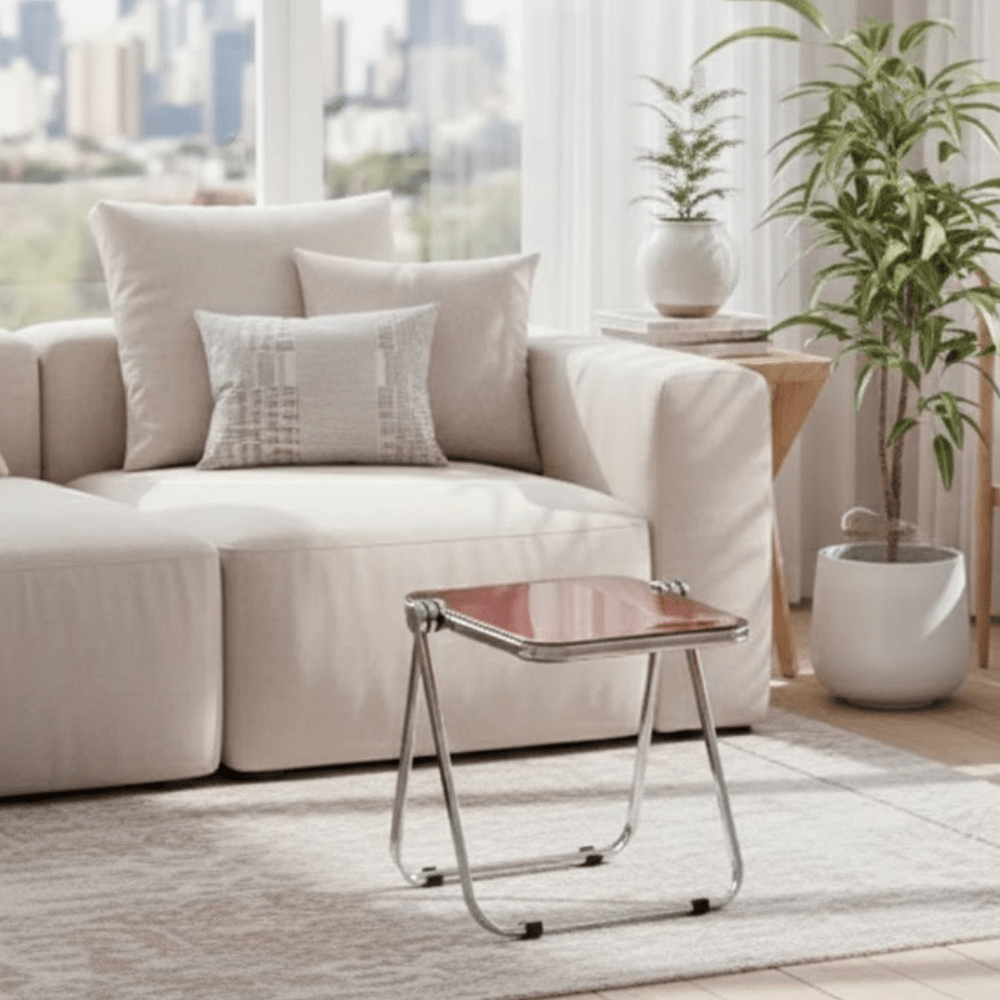 Multipurpose Transparent Folding Acrylic Table
