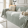Fern Leaf Print Elegance Elegance Chenille Sofa Cover
