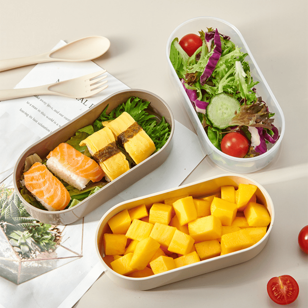 Multi-Use Portable Food Storage Bento Box (400ml)