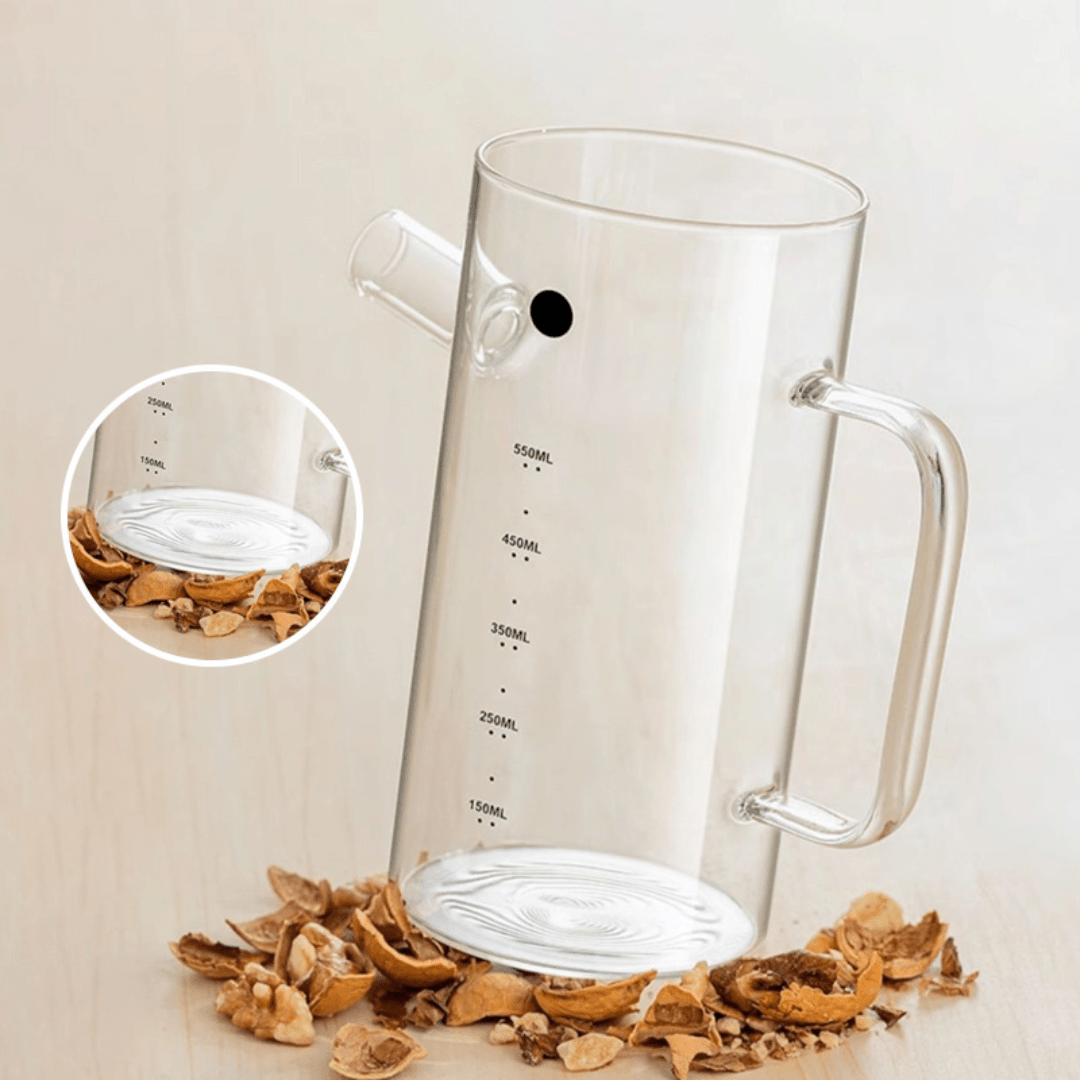 High Borosilicate Glass Oil Bottle with Leakproof Spout (750ml)