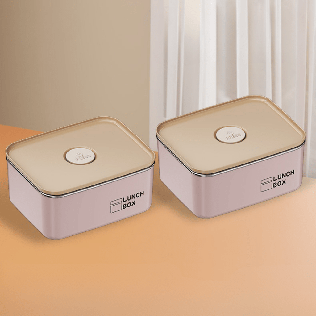 Antibacterial Stainless Steel Leak-Proof Bento Lunch Box