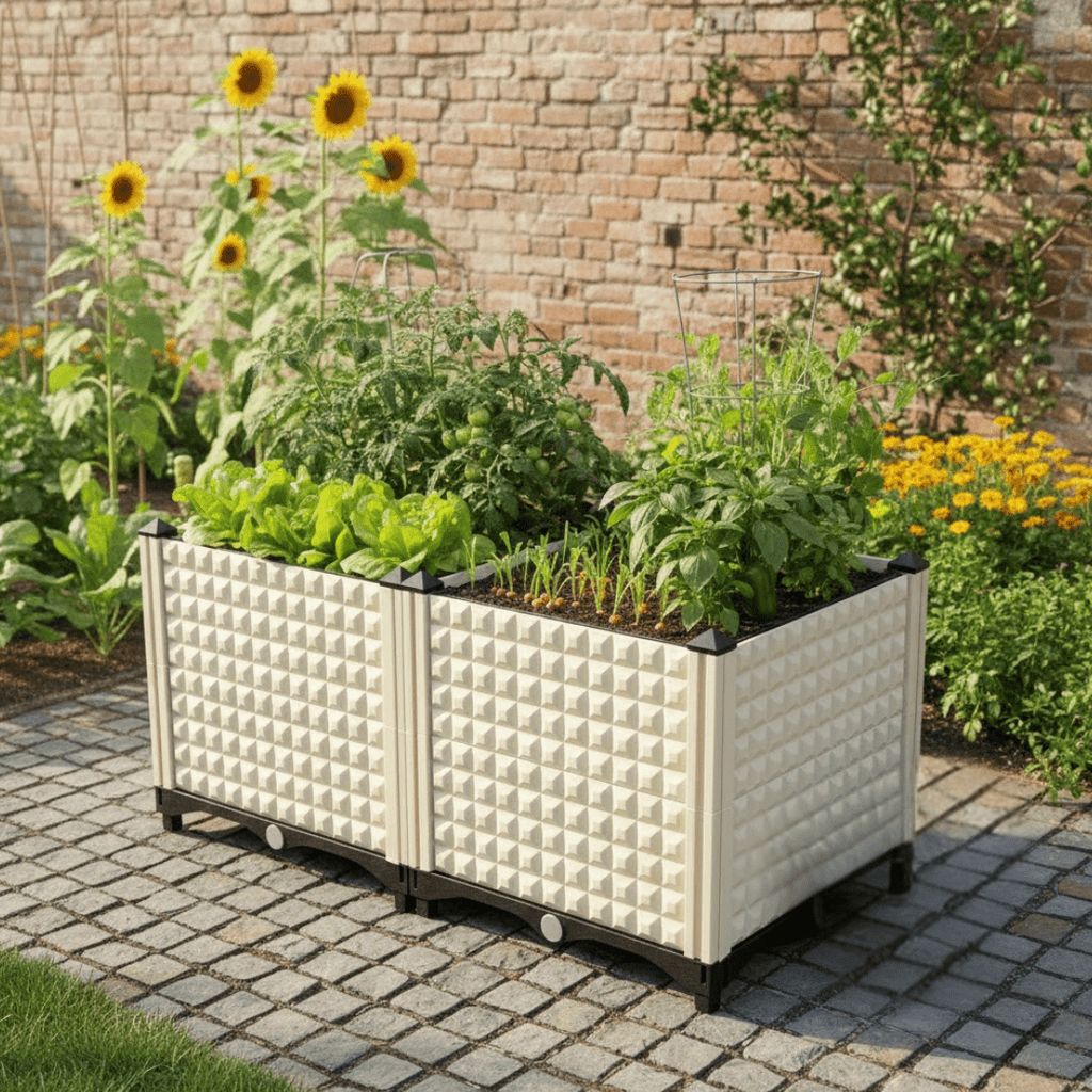 Rooftop Modular Outdoor Garden Bed