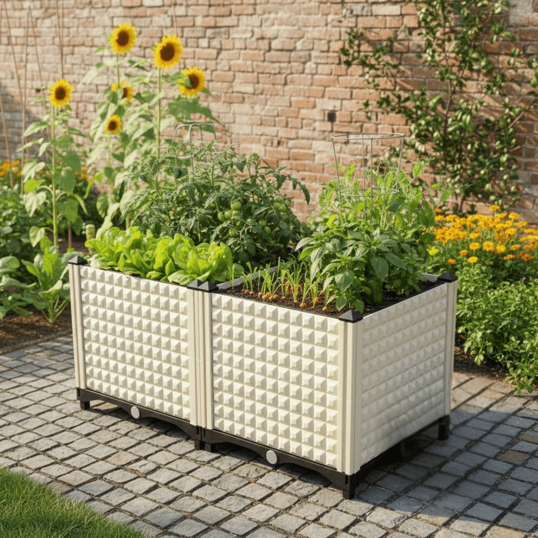 Rooftop Modular Outdoor Garden Bed