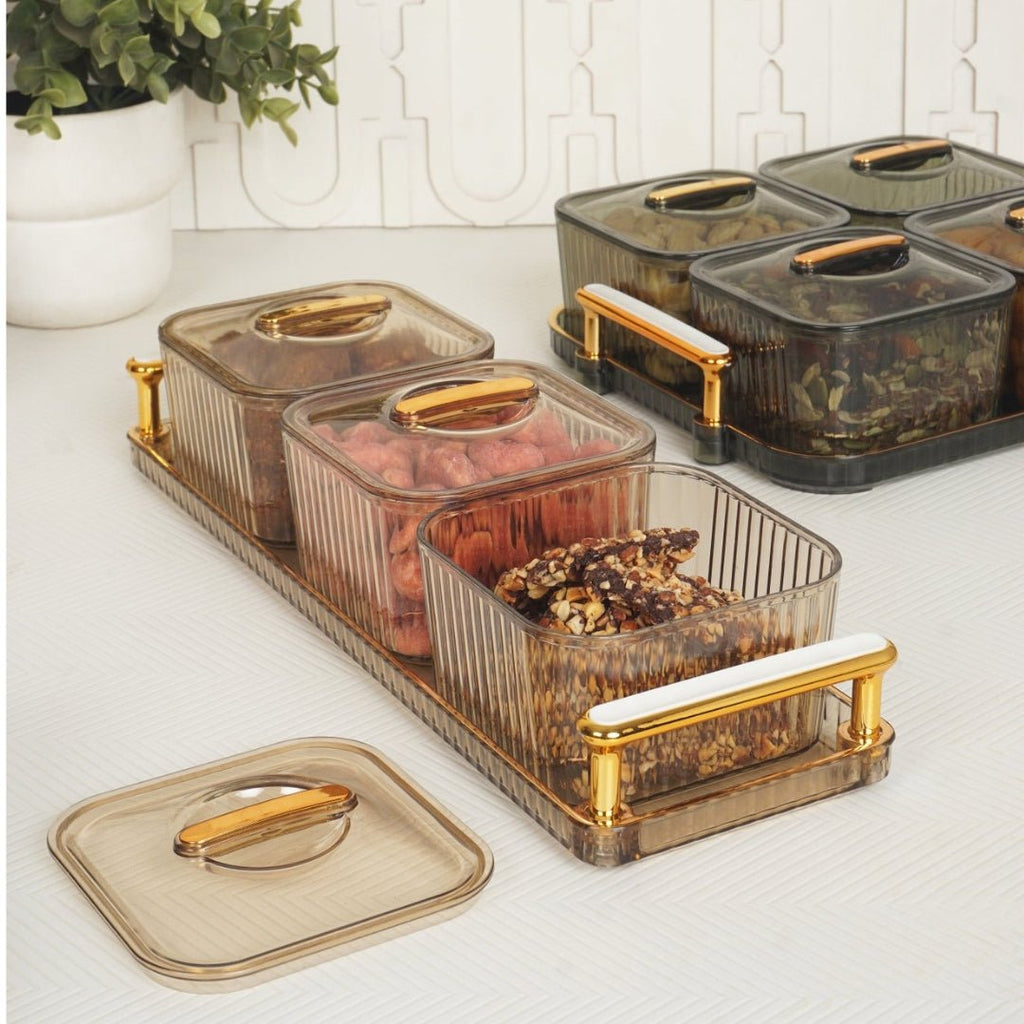 Luxury Serving Tray With Bowls