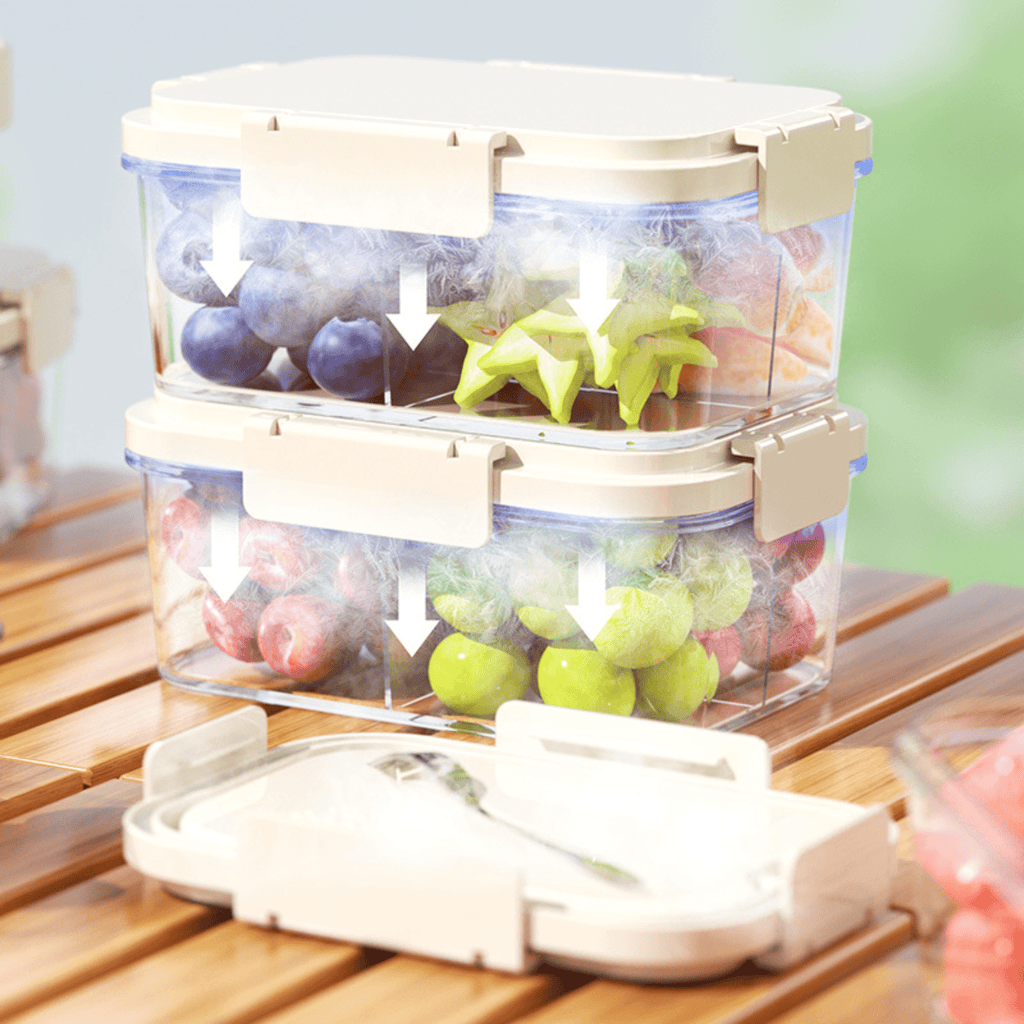 Multi-Purpose Leakproof Food Storage Container with Compartments