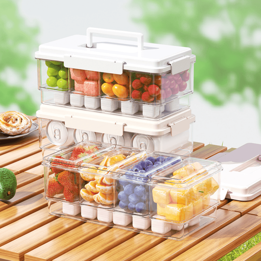 Multi-Purpose Leakproof Plastic Food Storage Container with Lid (Pack of 1)