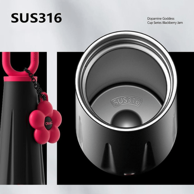 Multi-Purpose 316 Stainless Steel Insulated Water Bottle (450ml)