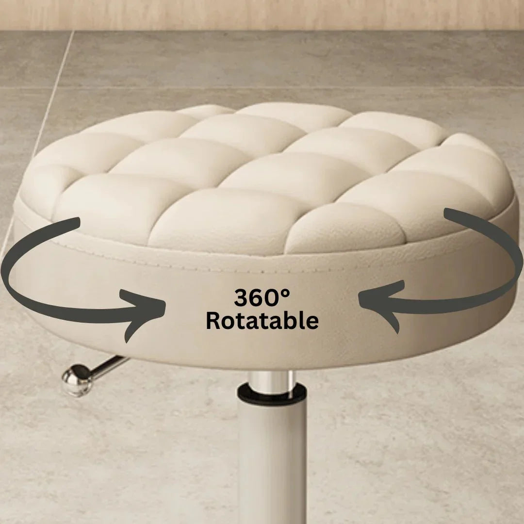 Rolling 360° Adjustable Stool with Wheels