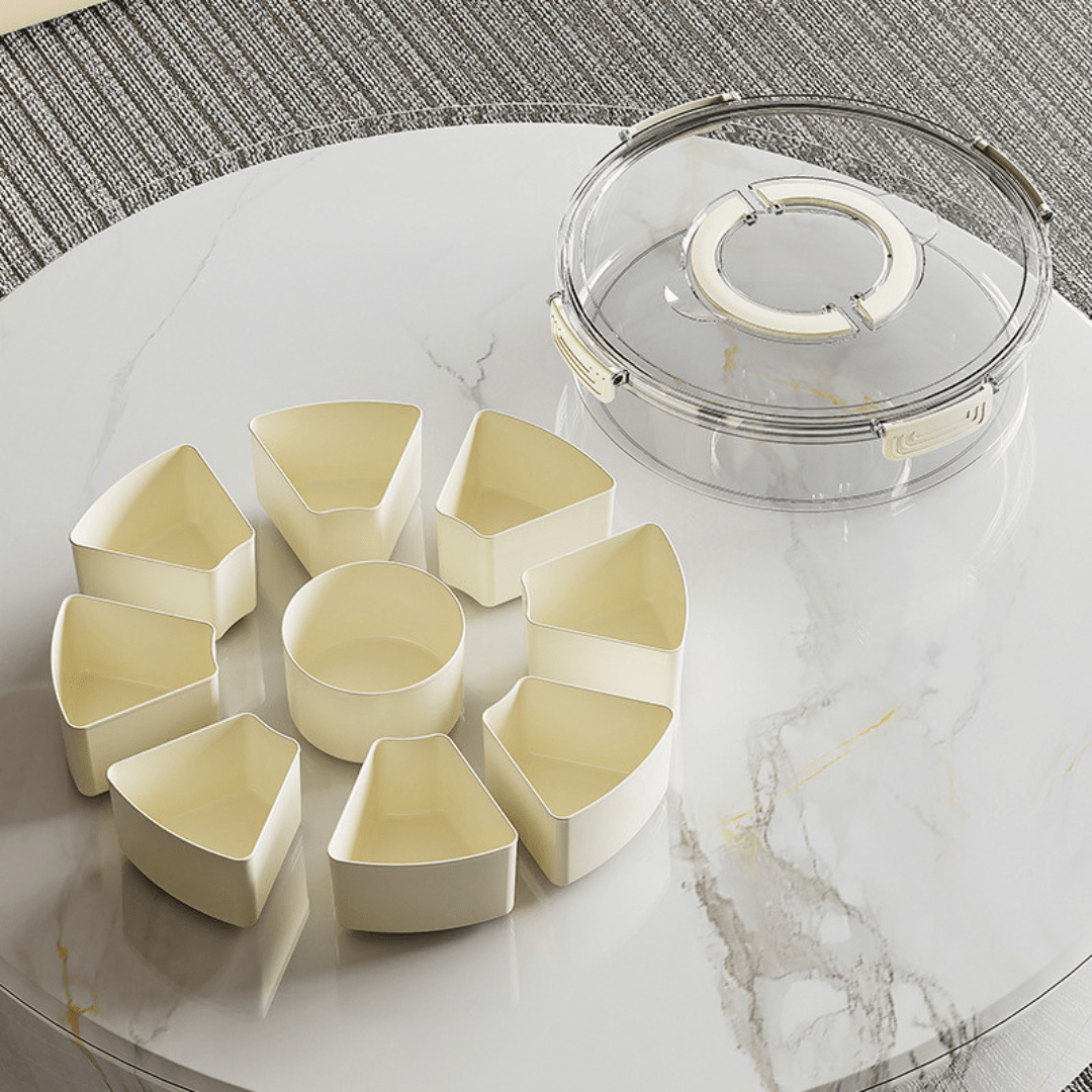 Multi-Purpose Plastic Food Storage Container with Lid