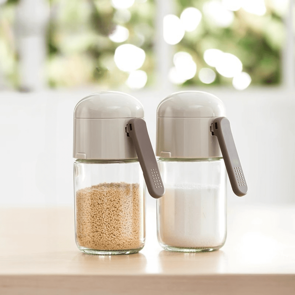 Moisture-Proof Glass Seasoning Shaker Dispenser(180ml)