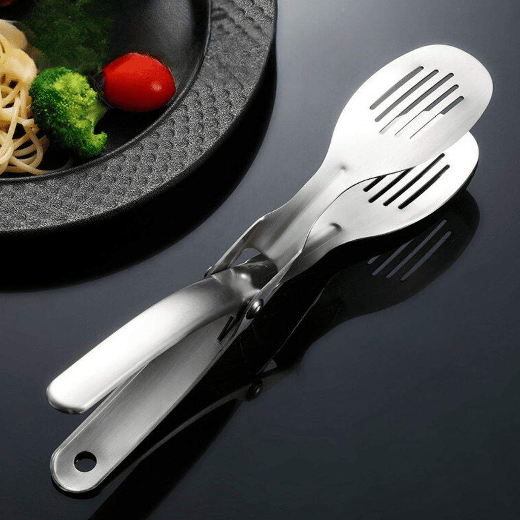 Multi-Purpose Stainless Steel Food Tong Clip