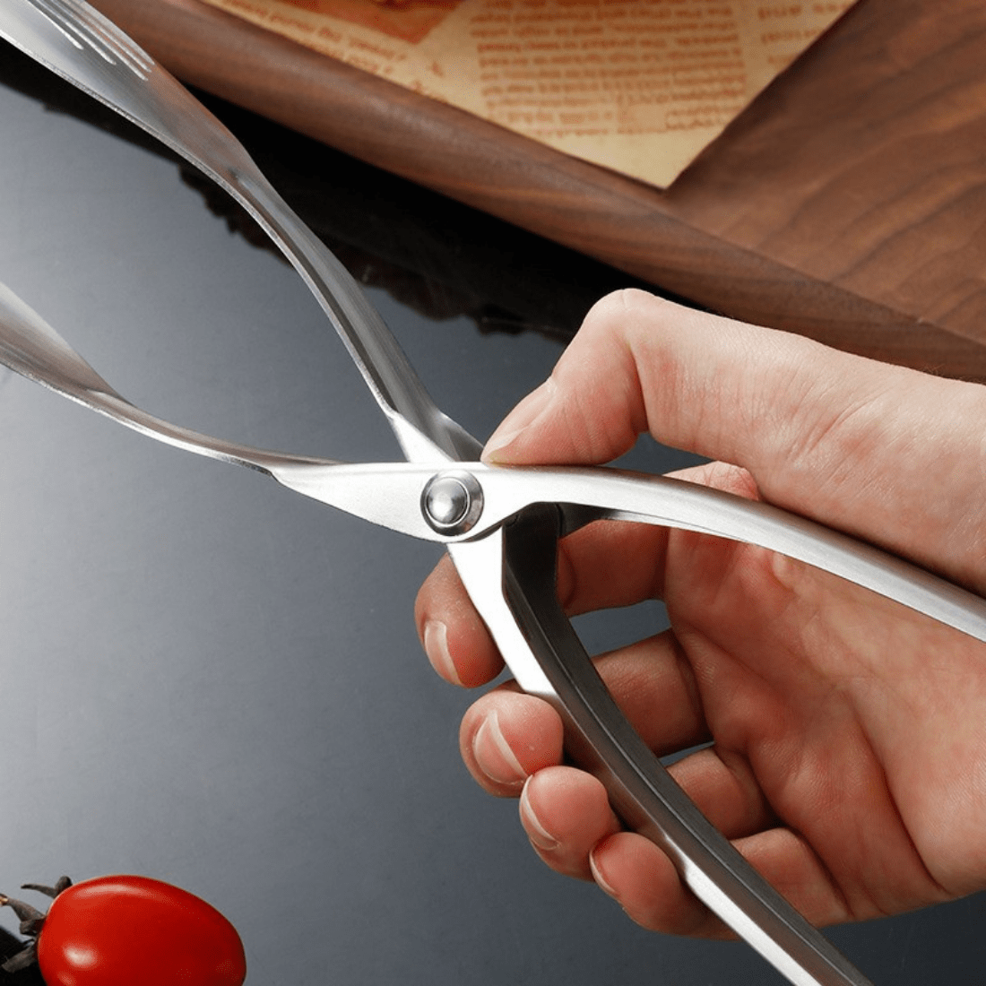 Multi-Purpose Stainless Steel Food Tong Clip