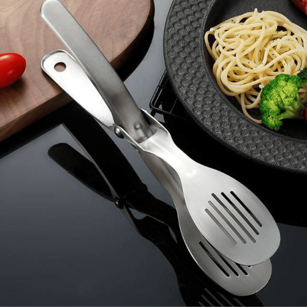 Multi-Purpose Stainless Steel Food Tong Clip