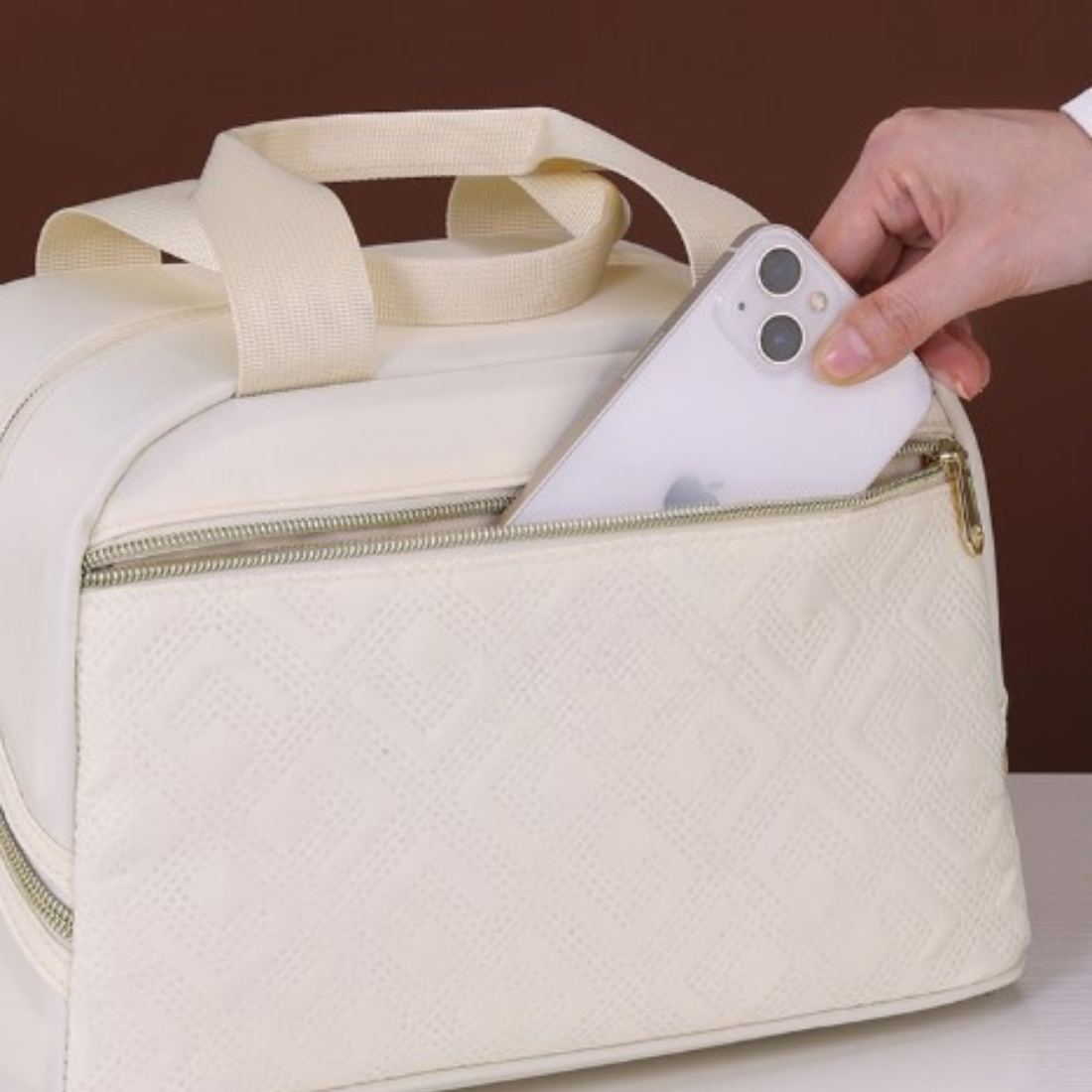 Large Capacity Insulated Lunch Box Handbag